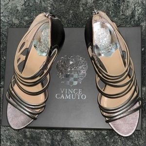 Vince Camuto Silver Gleam Solid Lizard